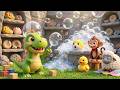 La Rutina de Noche del Bebé Dinosaurio 🌙 Canciones Infantiles y Rimas para Niños y Bebés Dormir