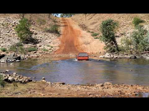 Australian Outback River Crossing