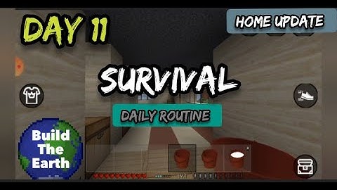 Survival Day 11 Daily Routine and crafting mini block craft