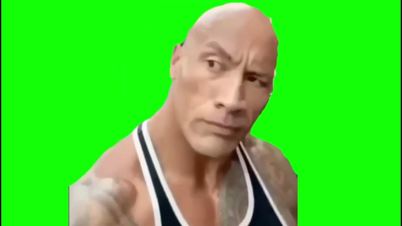 The Rock Eyebrow Raise (Green Screen) – CreatorSet