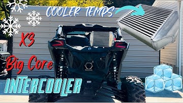Can Am X3 Big Core Intercooler Upgrade