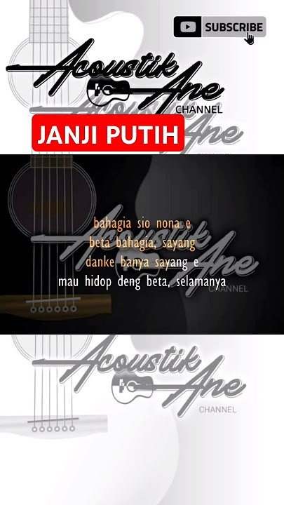 JANJI PUTIH #lirikberjalan #akustik #karaoke #duetvocal #duetkaraoke #fyp #fypシ゚viral #instrumen