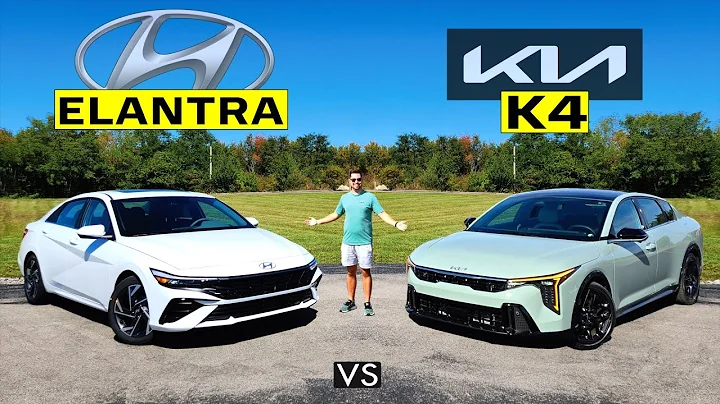 RARE AFFORDABLE CARS! -- 2025 Kia K4 vs. 2025 Hyundai Elantra: Comparison