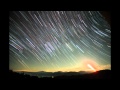 星の動き　オリオン座や三日月が沈む2時間の様子 の動画、YouTube動画。