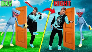 Choose The Right Door In Day Vs Night (Movie) | Door Challenge In GTA 5