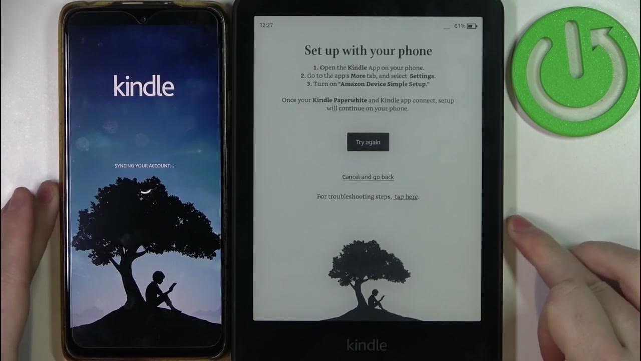 Amazon Kindle Paperwhite 11th Generation - How To Setup With Smartphone