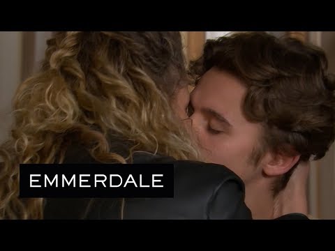 Emmerdale - Maya and Jacob Kiss