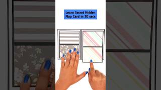 Secret Flap Card 💙 #srushtipatil #gift #scrapbook #cards #scrapbookcard #craft #craftideas #paperart