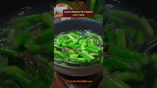 EASY VEGAN STIR-FRIED ASPARAGUS WITH MUSHROOM RECIPE veganrecipes vegetarian cooking chinesefood
