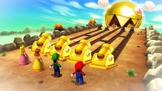 Mario Party 9 Boss Rush - Mario Vs Luigi Vs Peach Vs Daisy (Master Cpu)