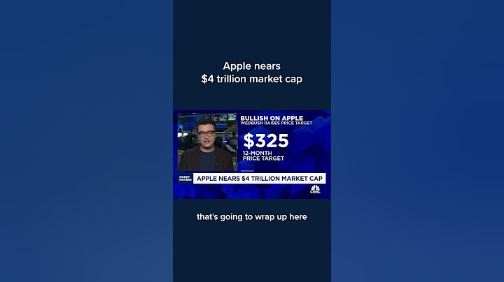 Apple nears $4 trillion market cap