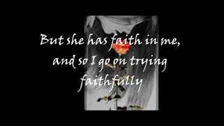 she believes in me - lyrics