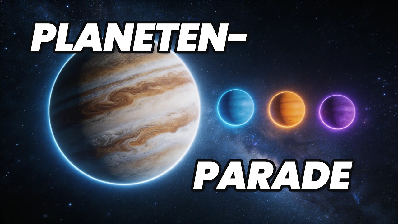 Was ist die Plantenparade? Das astronomisches Schauspiel am 28. Februar 2026! ✨ #Wissen