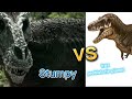 Stumpy dinosaur revolution vs t rex prehistoric planet