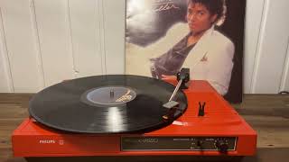 Probando Tocadisco PHILIPS Electronic D5220 con vinilo Michael Jackson