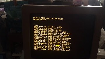 The terminal that inspired Fallout’s hacking mini game