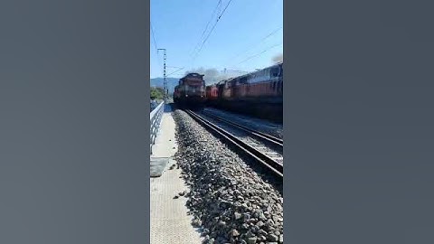 Load deflection test on two  girder bridges using twin Diesel engines on each track.