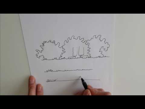 Video: Wie Zeichnet Man Einen Busch