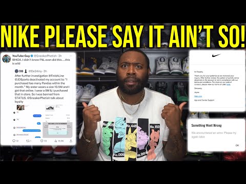 OH NO THIS GOOD! REASON BEHIND SO MANY NIKE SNKRS L'S? FIRST FINISHLINE NOW - YouTube