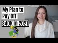 My 2021 Finance and Debt Plan | MY PLAN TO PAY OFF $40,000 IN 2021