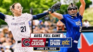 Portland Cascade vs Oklahoma Spark Full Game |June 21, 2026| Athletes Unlimited Softball League 2026
