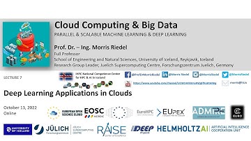 2022 Cloud Computing and Big Data Lecture 7 Deep Learning Applications in Clouds Part1 💻