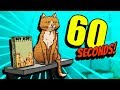 The SECRET Russian SPY CAT and MEN in BLACK ENDING! -  60 Seconds Gameplay
