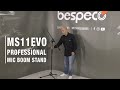 Bespeco ms11evo  professional mic boom stand