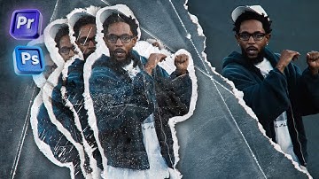 How to create PAPER RIP TRANSITIONS (Premiere Pro & Photoshop)