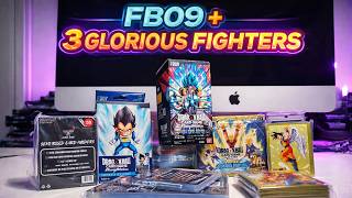 Opening Dragon Ball Super Booster Boxes FB09 &amp; Three Glorious Fighters!!!!