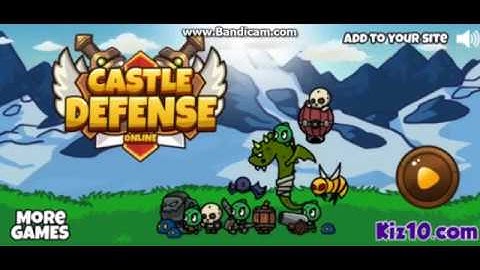 Castle Defense Online - Game Walkthrough  Kiz10.com