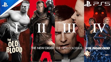 WOLFENSTEIN SAGA (COMPLETE) Gameplay Walkthrough FULL GAME - No Commentary 4K 60FPS | All Cutscenes