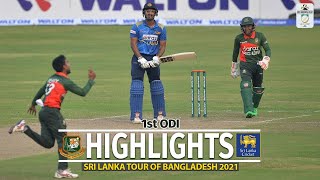 Bangladesh vs Sri Lanka Highlights || 1st ODI || Sri Lanka tour of Bangladesh 2021