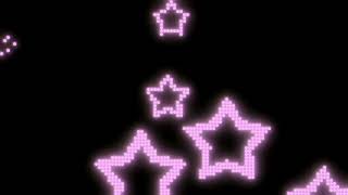 Lilac Flying Stars background screen saver 1 hour HD