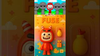Incredibox Sprunki Oc Fuse from Oddbods But Action Figure Unboxing