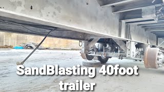 SandBlasting Wagon trailer