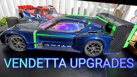 Arrma Vendetta Upgrades Skid Plates & Carbon Fiber Center Brace