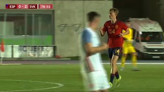 Dean Huijsen VS Eslovaquia U-21 (Debut With Spain)