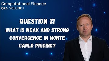What is weak and strong convergence in Monte Carlo pricing?