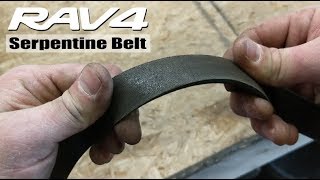 2006-2012 Rav4: Serpentine Drive Belt Replacement