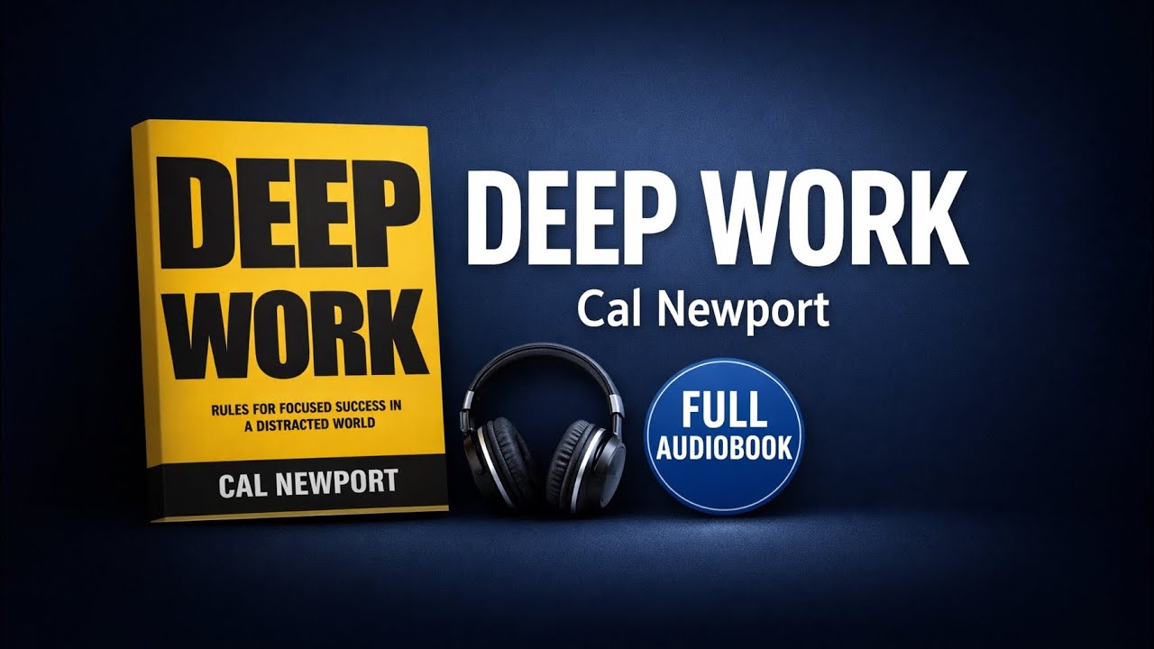 DEEP WORK - Cal Newport | Complete Audiobook | Focus & Productivity ...
