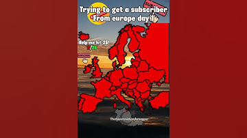 Trying to get a subscriber from Europe day 1! #europe #geography #mapping #mapper #map #geotuber