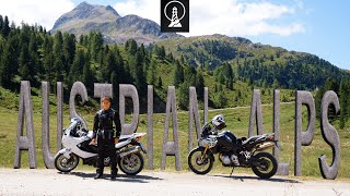 Motorbike Tour Austrian Alps  Ahornboden  Grossglockner  Hallstatt  Cinematic Travel Video 4K