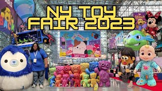 FULL TOUR NEW YORK TOY FAIR 2023 DAY 2! WEDNESDAY, TMNT, COCOMELON, SQUISHMALLOWS, POKEMON, AND MORE