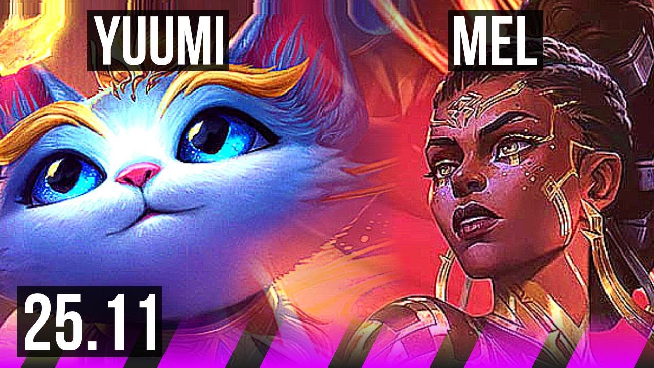 YUUMI & Tristana vs MEL & Smolder (SUP) | 1/0/21 | KR Master | 25.11