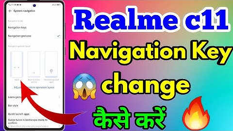 How To Change Navigation Button in Realme C11, Realme C11 Virtual Button Kaise Change Kare