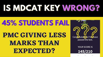 PMC Latest News MDCAT 2021 | Wrong MDCAT Key? Students Getting Less marks in MDCAT 2021 teps error