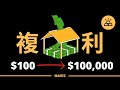 複利讓你如虎添翼 | 如何把$100美元變成10萬美元？