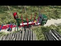Farming simulator 25 Nordic Retro Logging ep4 never seen machines and problems on top of problems