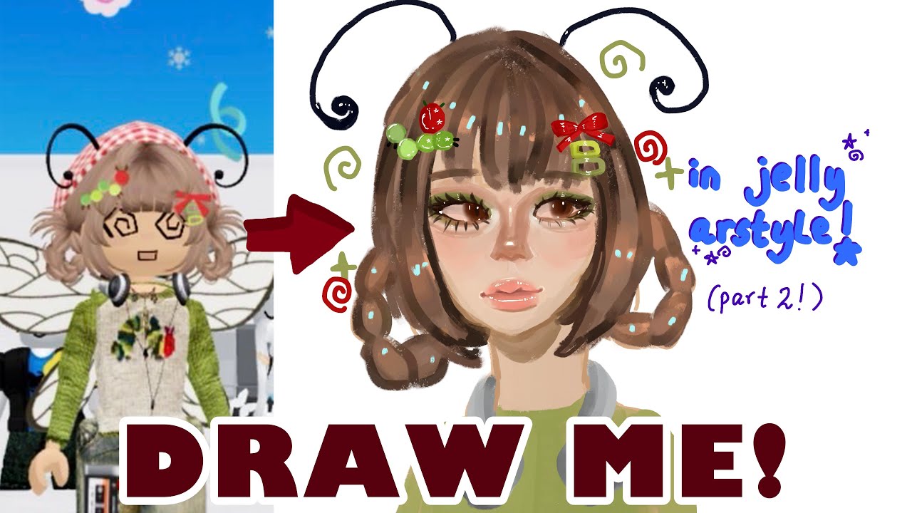 ROBLOX DRAW ME JELLY ARTSTYLE CHALLENGE🪼 | pt 2